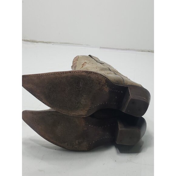 Corral Women’s 4841 Antique Brown Leather Pointed Toe Cowboy Boots Size 8.5 M - Picture 9 of 11